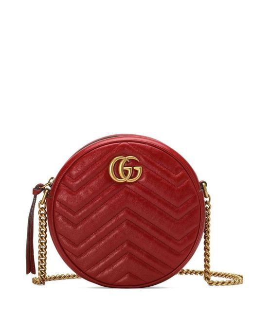 red purse gucci