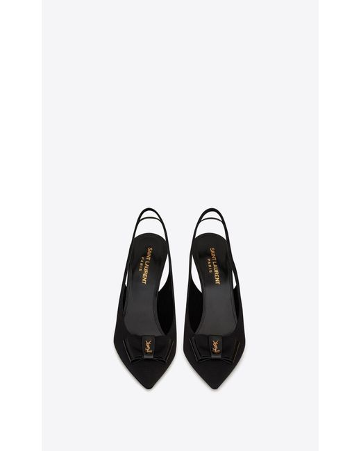 saint laurent anaïs bow pumps