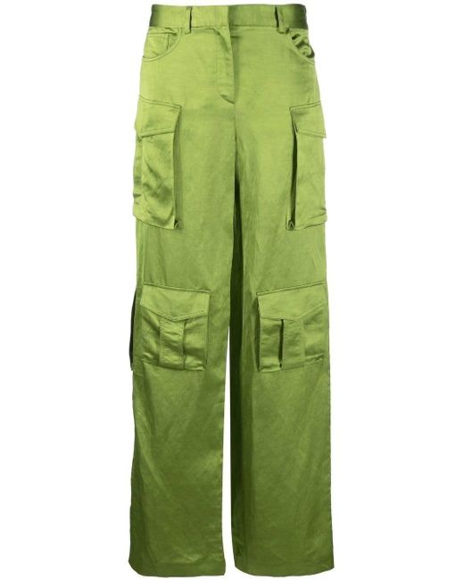 Tom Ford Green Wide-leg Cargo Pants | Lyst