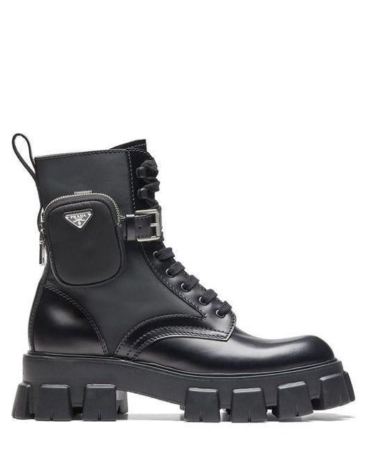 prada biker boots