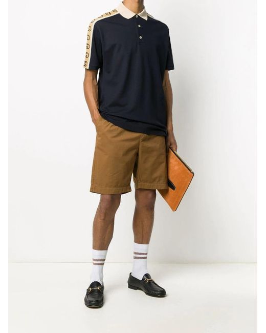 Gucci Cotton Polo With Interlocking G 