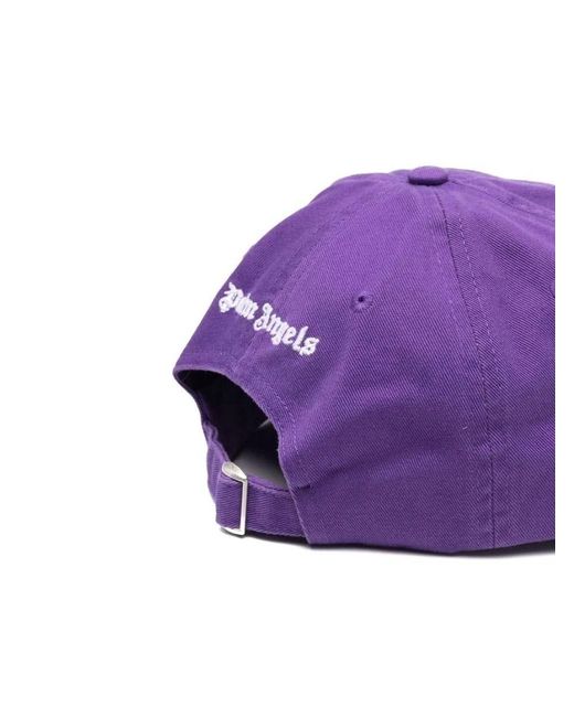 Palm Angels Embroidered Logo Purple 
