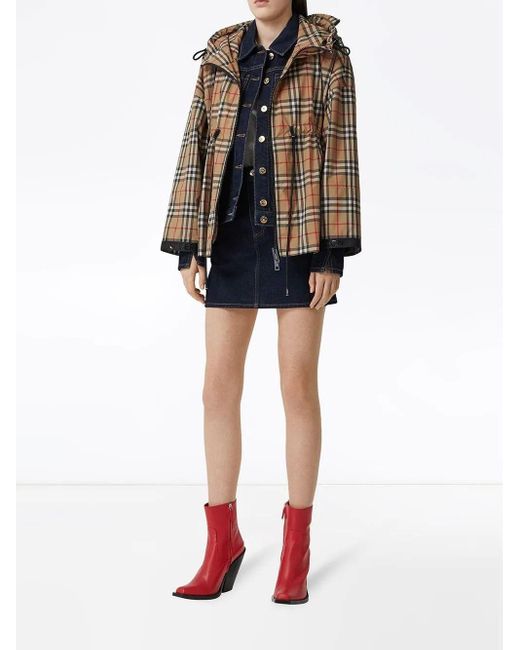 Burberry Synthetic Bacton Checked Jacket - Save 29% | Lyst