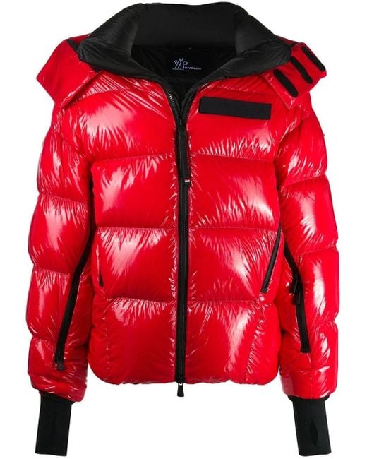 3 MONCLER GRENOBLE Verrand High-shine Padded Jacket in Red for Men | Lyst  Canada
