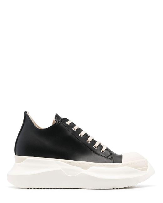 Rick Owens DRKSHDW Strobe Abstract Platform Sneakers in Black for Men ...