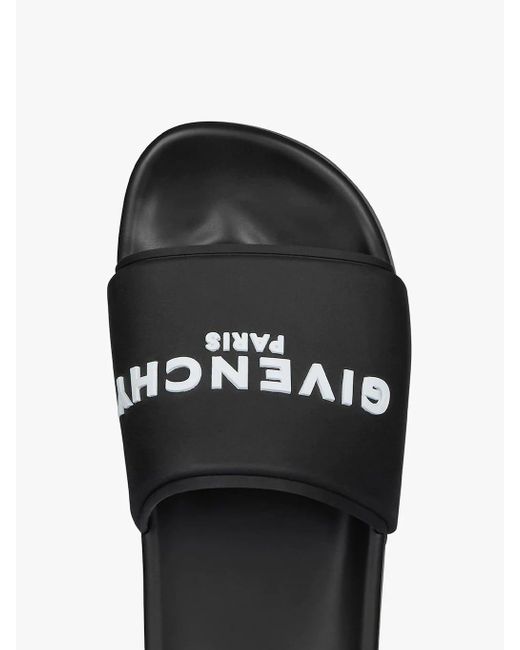 Givenchy Black Sandals With Rubber Platform | Lyst