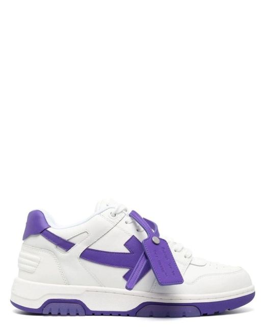 Off-White c/o Virgil Abloh Out Of Office Sneakers in Purple for Men ...