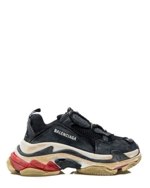 Balenciaga Multicolored Triple S Sneakers In Eco-leather And Mesh | Lyst UK