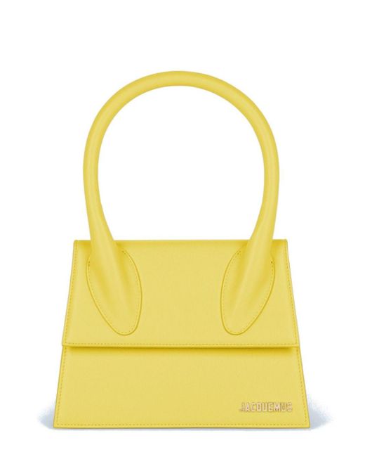 Jacquemus Yellow Le Grand Chiquito Handbag Lyst
