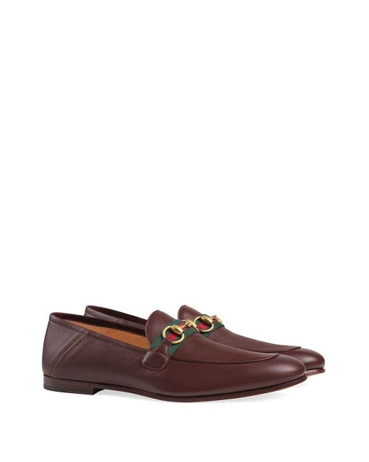 gucci mens leather loafers
