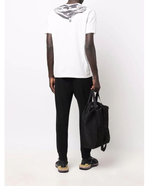 Cotton Goggles Print White T-shirt 