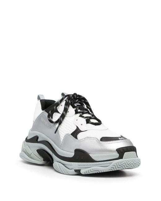 Balenciaga Rubber Triple S Low-top Sneakers in Grey/Dark Grey/Black (Grey)  for Men - Save 49% | Lyst Australia