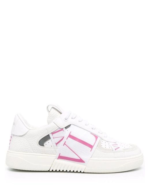 vl7n sneaker in banded calfskin leather