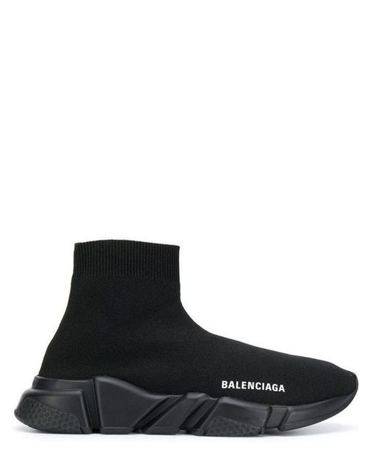 Balenciaga Speed Recycled Sneaker In Black Recycled Knit | Lyst