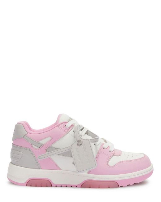 Off-White c/o Virgil Abloh Pink, Grey And White Out Of Office Low-top ...
