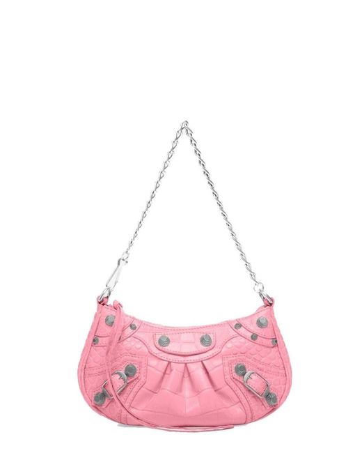Balenciaga Pink Le Cagole Mini Bag With Chain | Lyst UK