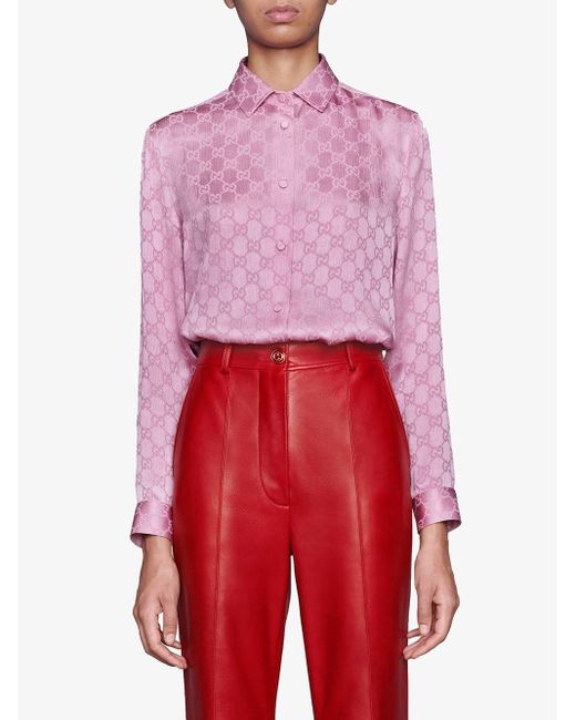 gucci pink top