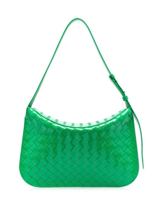 Bottega Veneta Green Hobo Loop Small Shoulder Bag | Lyst Australia