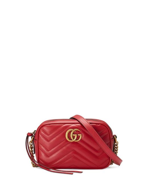 gucci gg marmont mini quilted leather shoulder bag