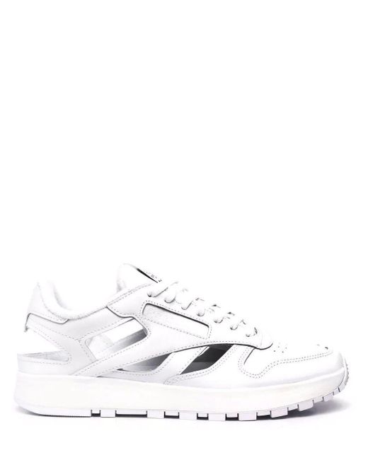 maison margiela cut out sneakers