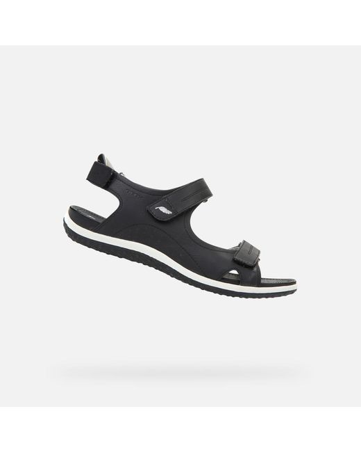 Geox Black Vega Sandal