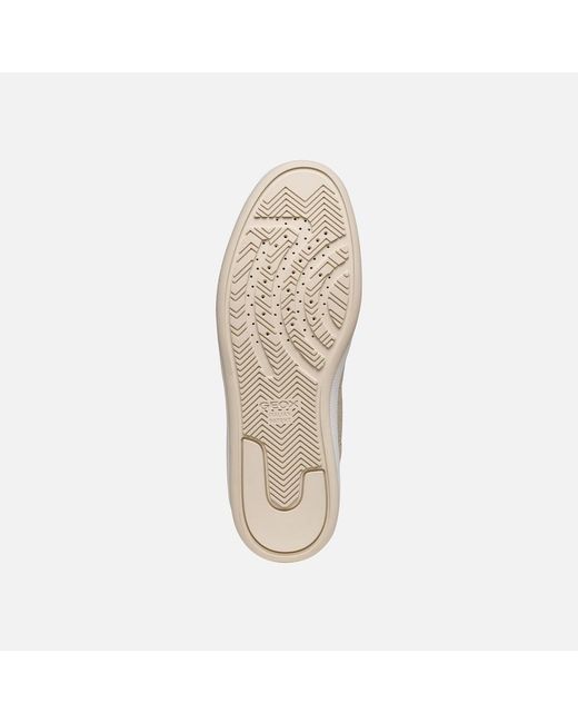 Geox White Dynamia Light Taupe/Light