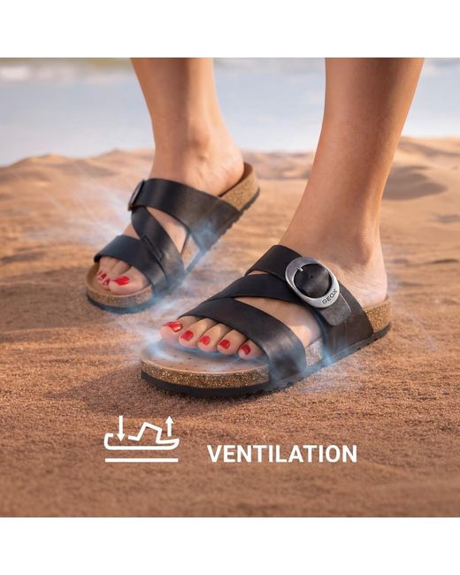 Geox Purple Climasandal Sprt