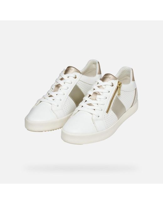 Geox White Blomiee