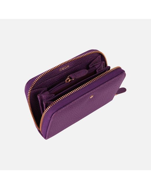 Wallet Geox de color Purple