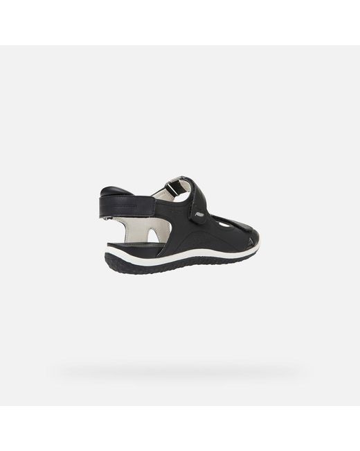 Geox Black Vega Sandal