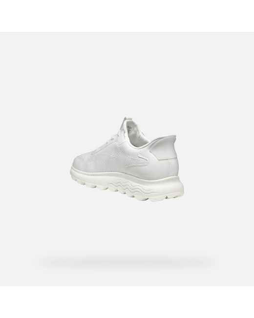 Geox White Schuhe Spherica Plus Dame