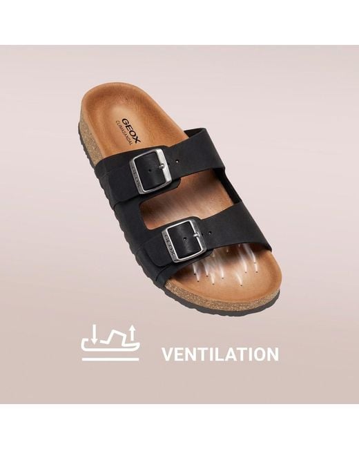 Geox Metallic Climasandal 1.0 for men
