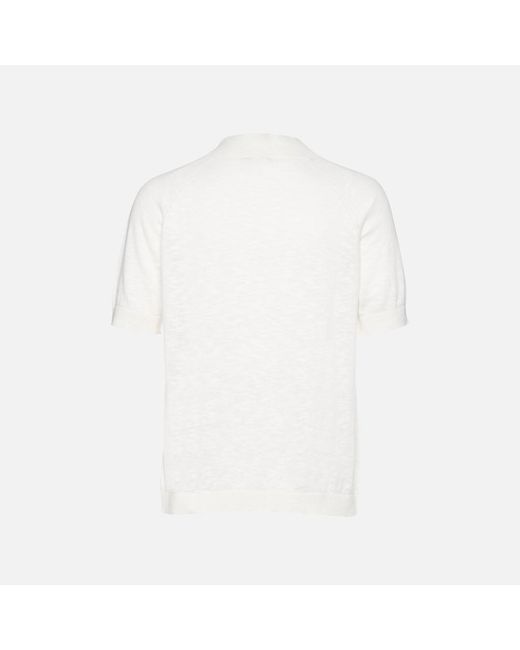 Geox White Knit