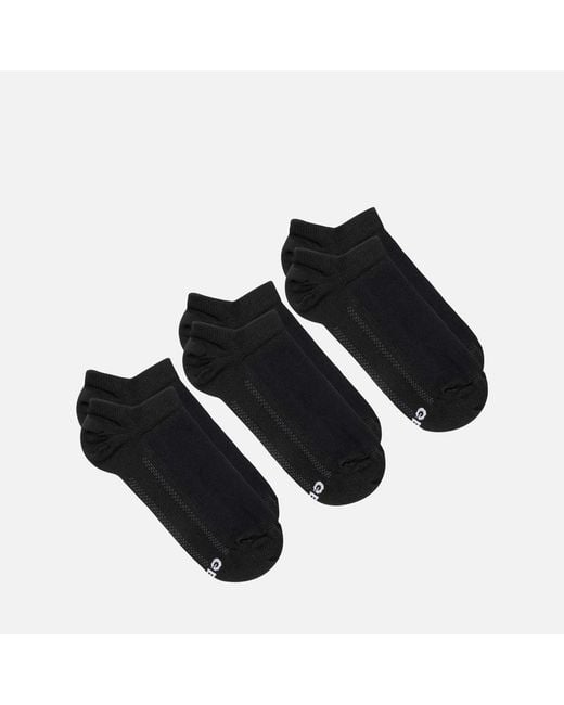 Geox Black Three-Pack Socks Adult