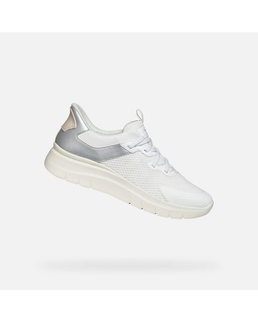 Geox White Plummery Plus