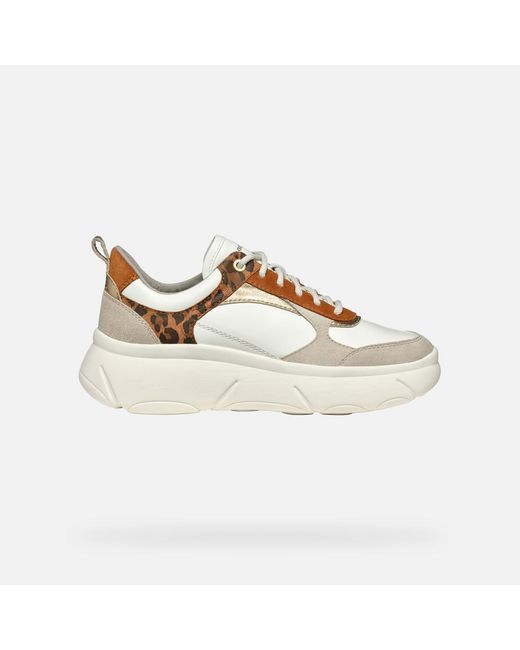 Geox Metallic Nebula 2.0 X Papyrus/Leopard
