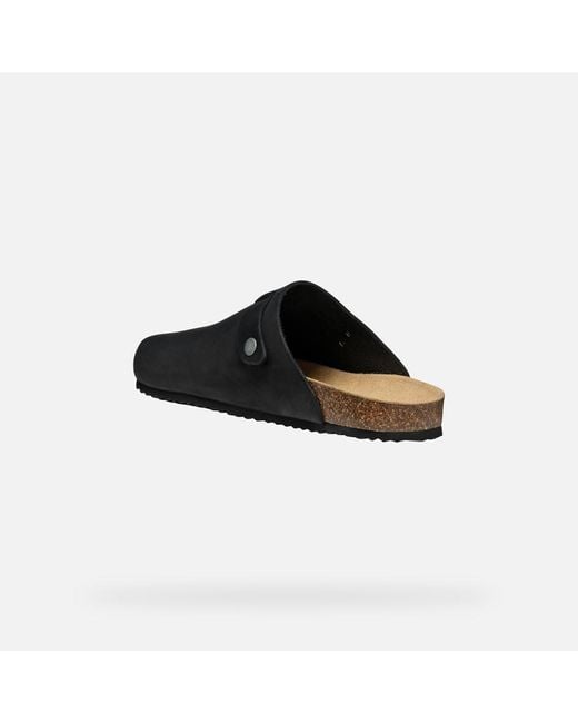 Scarpe Sandal Ghita Uomo di Geox in Black da Uomo