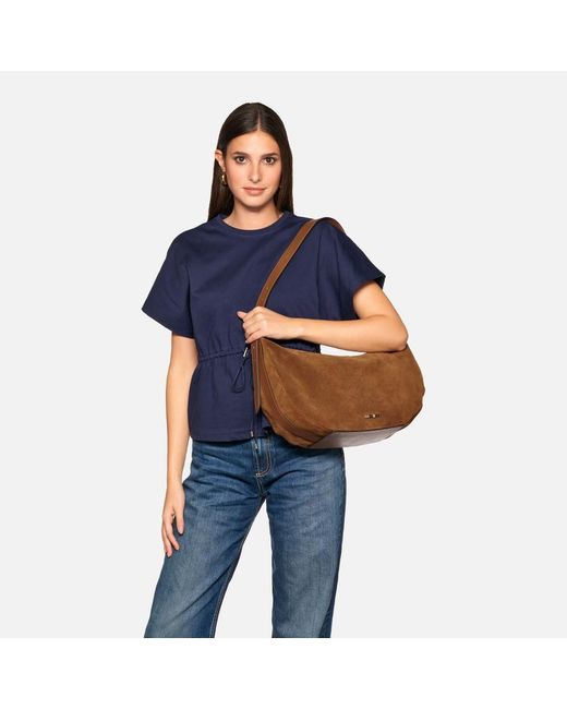 Geox Brown Accessori Pluette Bag