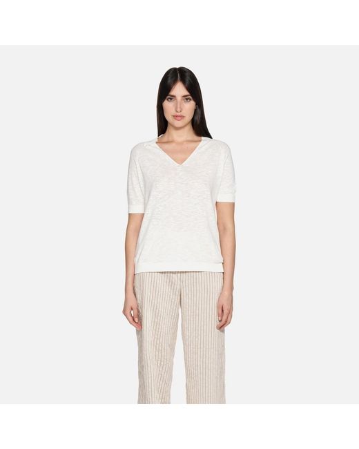 Geox White Knit