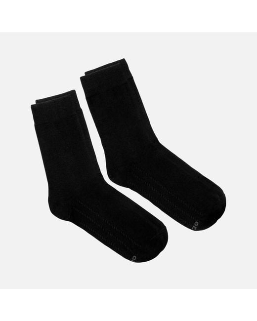 Geox Black Two-Pack Socks Adult/Anthracite for men