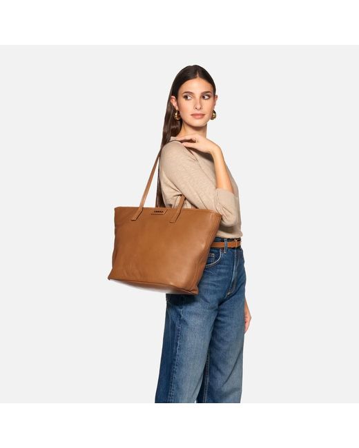 Geox Brown Accessori Zharpery Bag