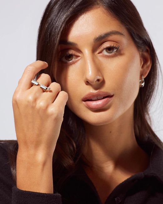 DNA Jewelry Wish Omega Stacking Ring in 