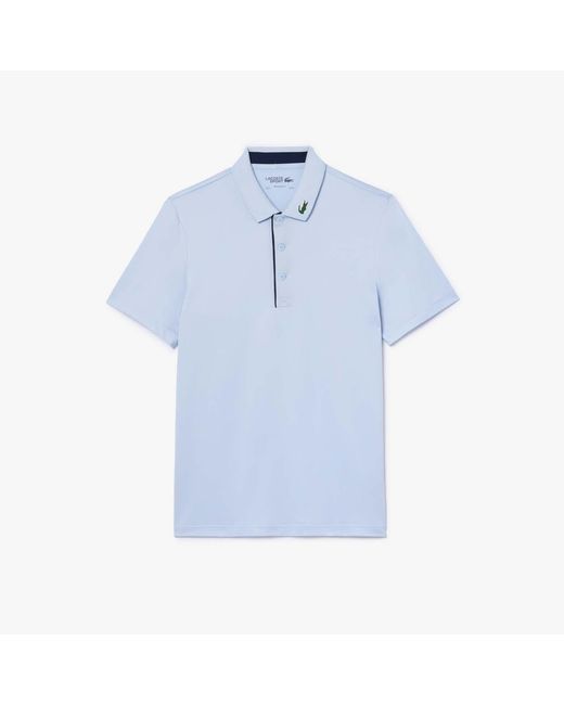 Lacoste Blue Regular-Fit Uv Protect Golf Polo Shirt for men