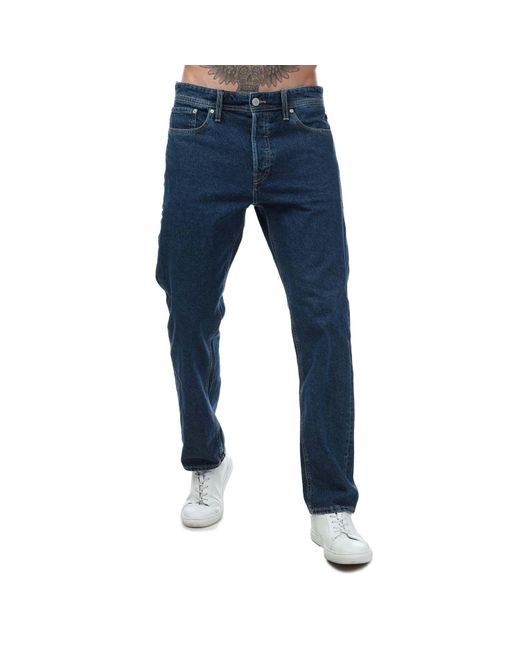 Jack & Jones Blue Chris Original Denim Jeans for men