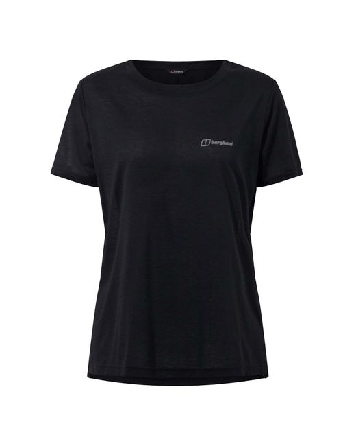 Berghaus Black Relaxed Tech Super Stretch T-shirt