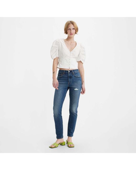 Levi's Blue 501 Skinny My Honor Jeans