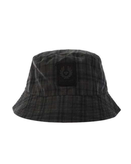 Belstaff Black Bucket Hat for men