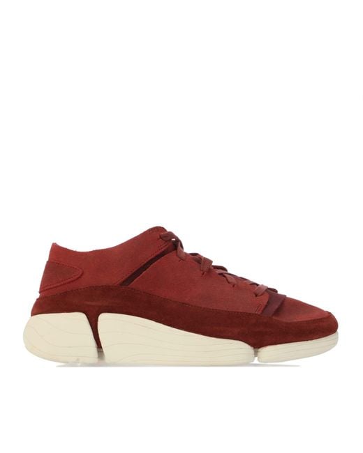 Clarks Red Trigenic Evo Trainers for men