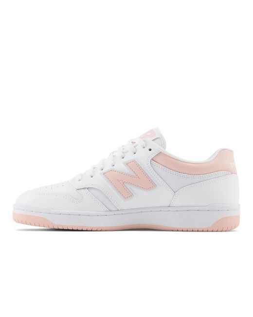New Balance White 480 Low Lace Up Trainers for men