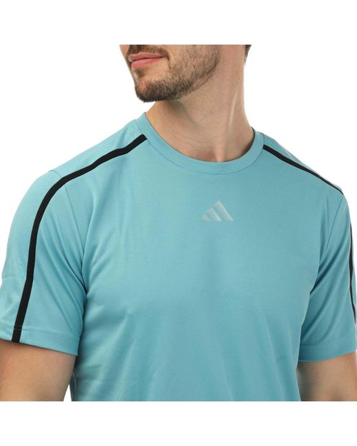 Adidas Blue Workout Base T-shirt for men